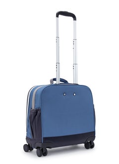 kipling New Storia 4-Wheeled Kids School Bag With Laptop Compartment Fantasy Blue Block  - Image 4