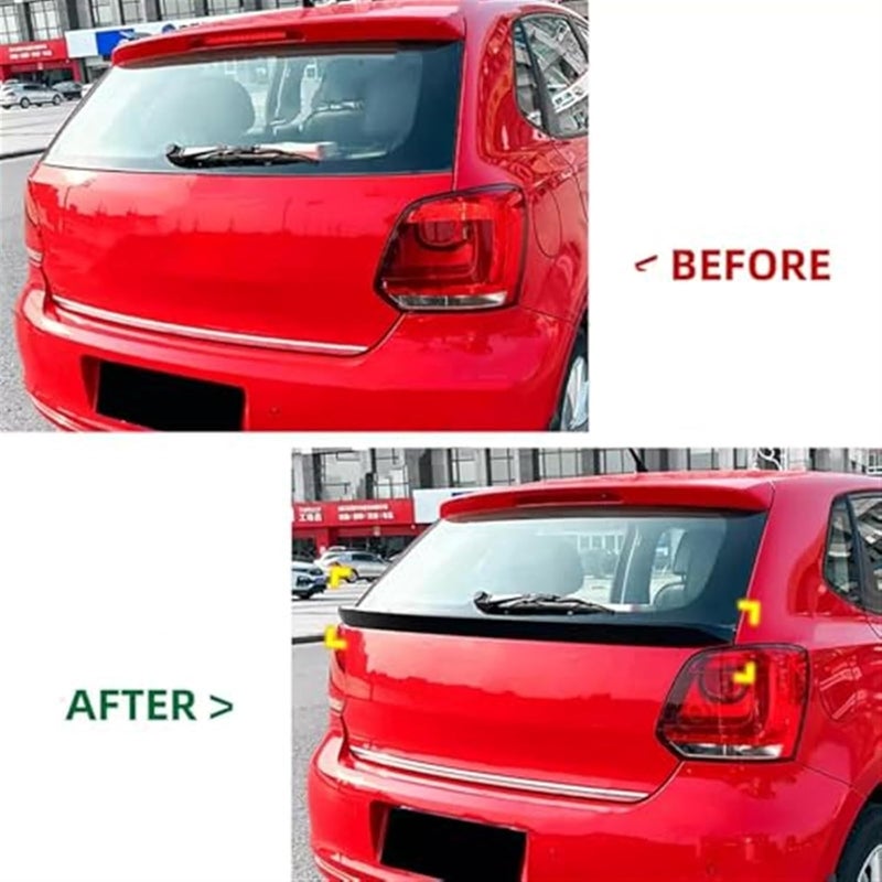 Yurefax جناح خلفي لصندوق السيارة يوريفكس لسيارة فولكس فاجن بولو جي تي آي - Image 4