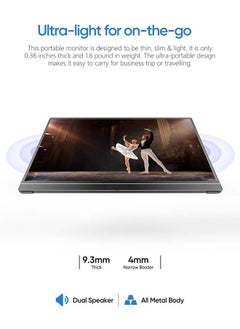 Generic Portable Monitor 15.6'' FHD 1080P - Ultra-Slim Portable Laptop Monitor with Kickstand  - Image 5