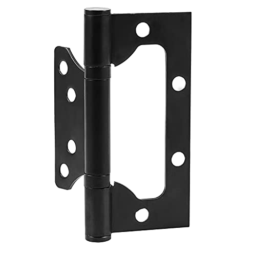 ZOENHOU 16 Pack 4 x 3 Inch Non Mortise Door Hinges, Stainless Steel Mobile Home Door Hinges, Smooth Silent Movement with 128 PCS Mounting Screws and Upgraded Ball Bearing, Black - Image 5