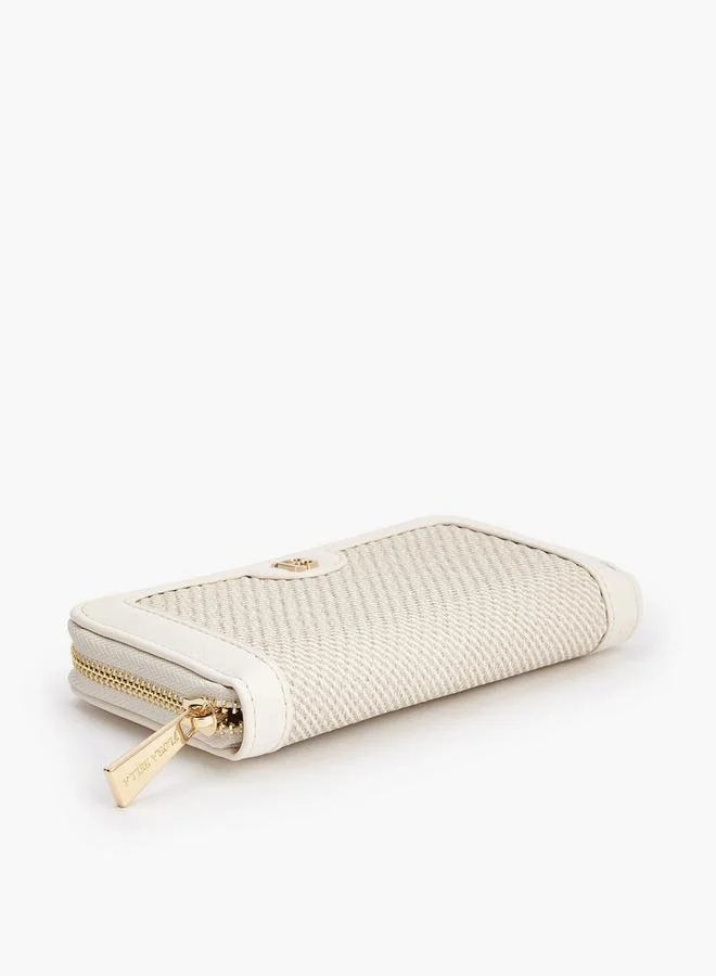Flora Bella By Shoexpress CREAM Flora Bella Textured Zip-Around Wallet for Women | Best Price UAE