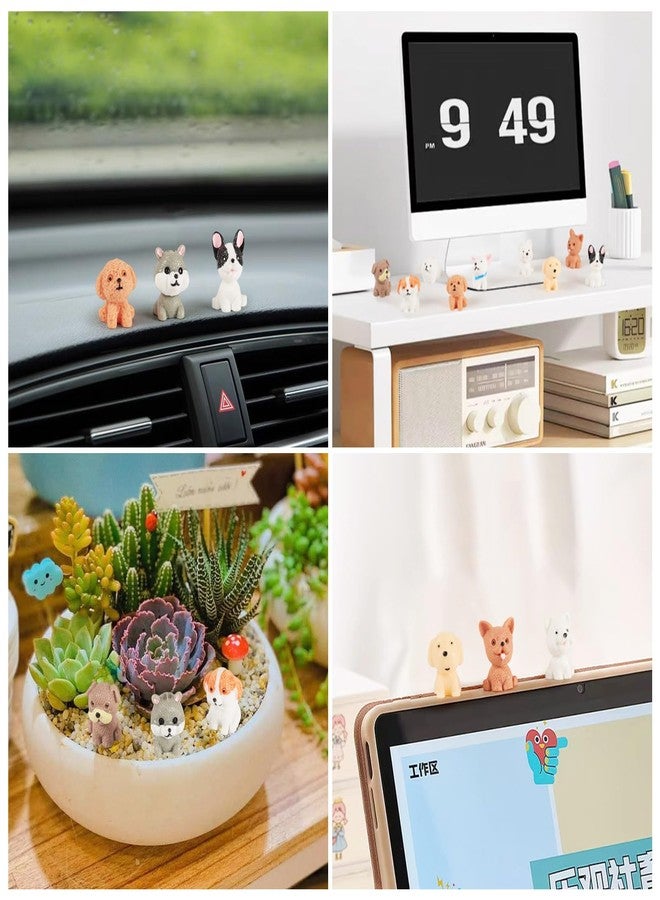 Craftdady 22Pcs Mini Resin Dog Small Animal Cute Figures Micro Landscape Dollhouse Accessories for Micro Fairy Party Favors Garden Landscape Accessories Dollhouse Crafts Decor, 11 Styles - Image 5
