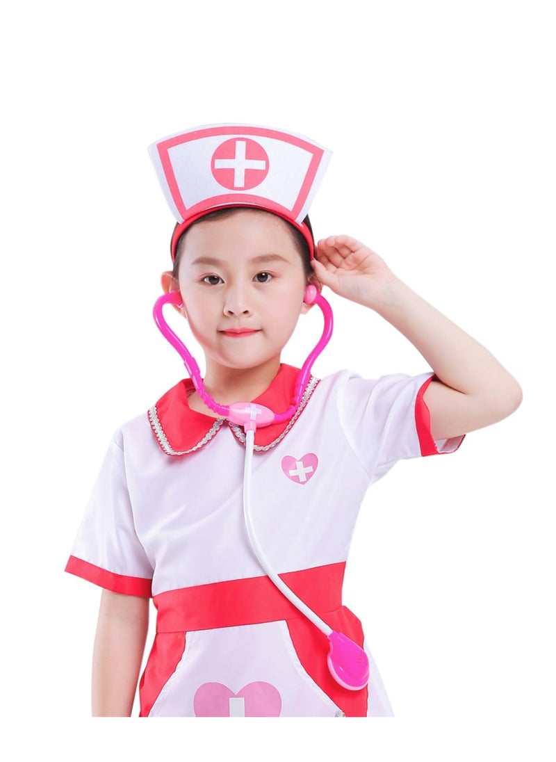 Generic Kids Cosplay Set Doctor Dress up for Toddlers Nurse Costume Costume Accessories Suitable for Theme Party Cosplay Costume (Nurse)  - Image 3
