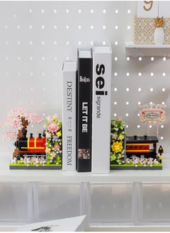 LOOPITYS 2665PCS retro train cherry blossom forest building blocks puzzle children's toys holiday gifts home decoration accessories  - Image 3