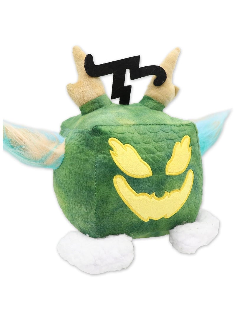 2024 New Fruit Plush Toy,6 in / 15 cm Blox Plush Stuffed Animal Plush Toy, Soft Fruit Hug Plush Pillow Toy for Kids Fans Adult Birthday Collectible Gift - Green Dragon - Image 1