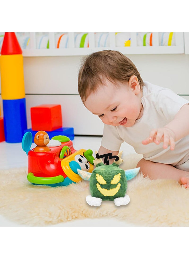 2024 New Fruit Plush Toy,6 in / 15 cm Blox Plush Stuffed Animal Plush Toy, Soft Fruit Hug Plush Pillow Toy for Kids Fans Adult Birthday Collectible Gift - Green Dragon - Image 5