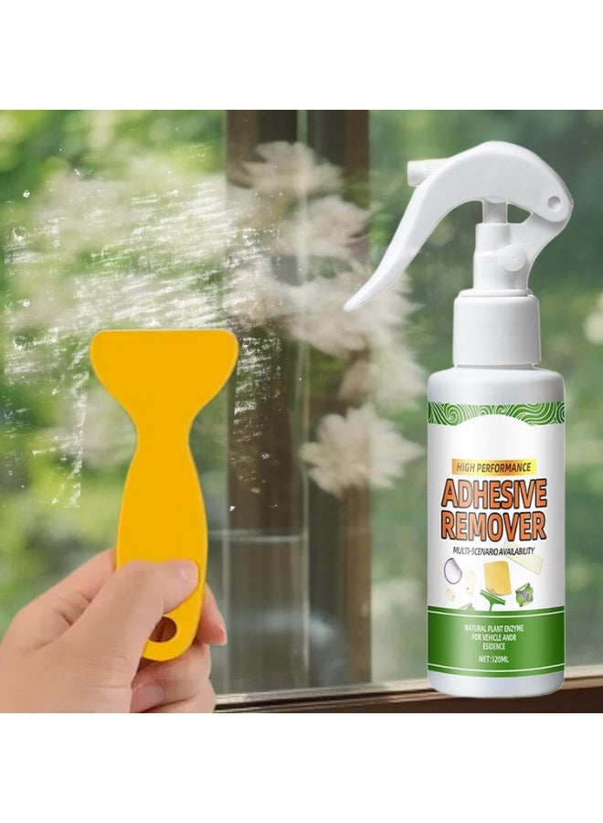Adhesive Remover Spray, Tape Adhesive residuee Remover, Adhesive Remover With plasticc Scraper, Rapid Remover Adhesive Remover, Sticker Remover For Cars, Safe Removes Labels Stickers Decals Adhesive  - Image 4