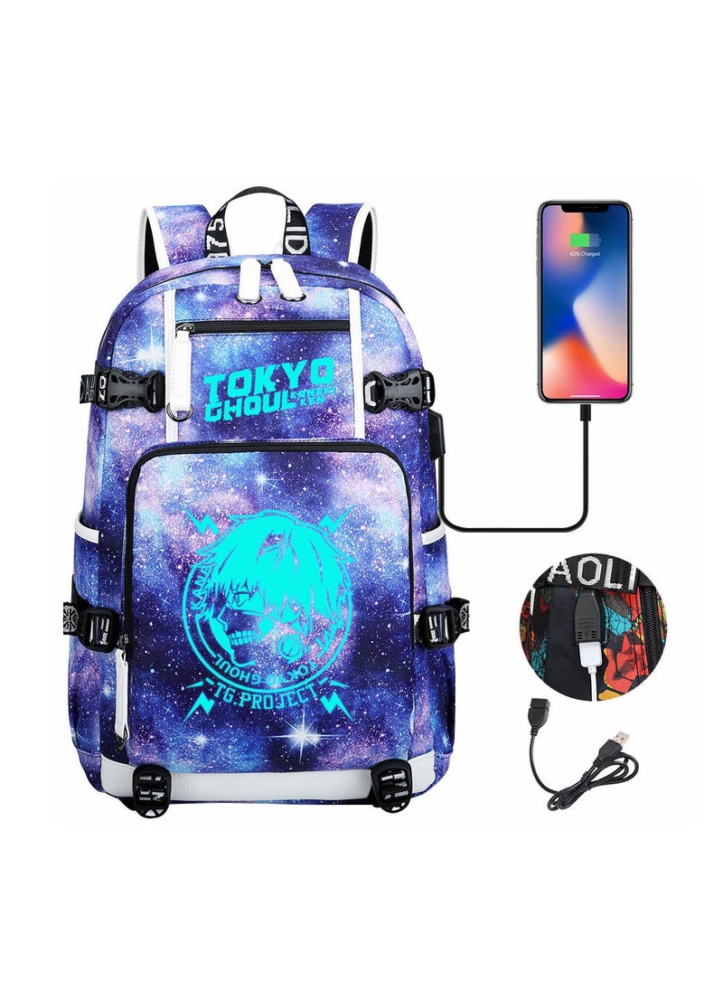 Nightglow printed USB youth leisure travel backpack - pzsku/Z28432B48C7E02BAE8360Z/45/_/1704939083/9b496ac0-47a0-4c31-ad05-e79cab05af9d