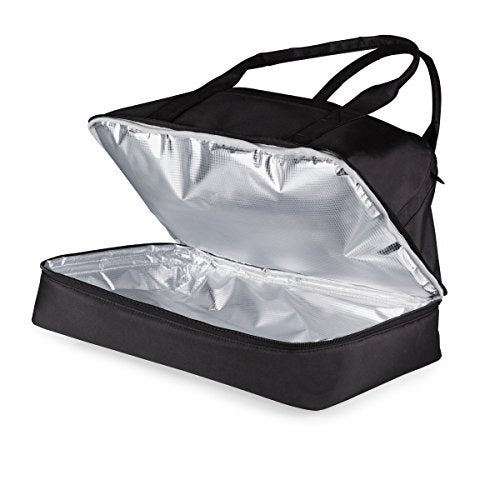 PICNIC TIME ONIVA - a Picnic Time brand Potluck Casserole Carrier, Insulated Thermal Food Carrier, Insulated Casserole Carrier, Black 12 x 7 x 17 - Image 3