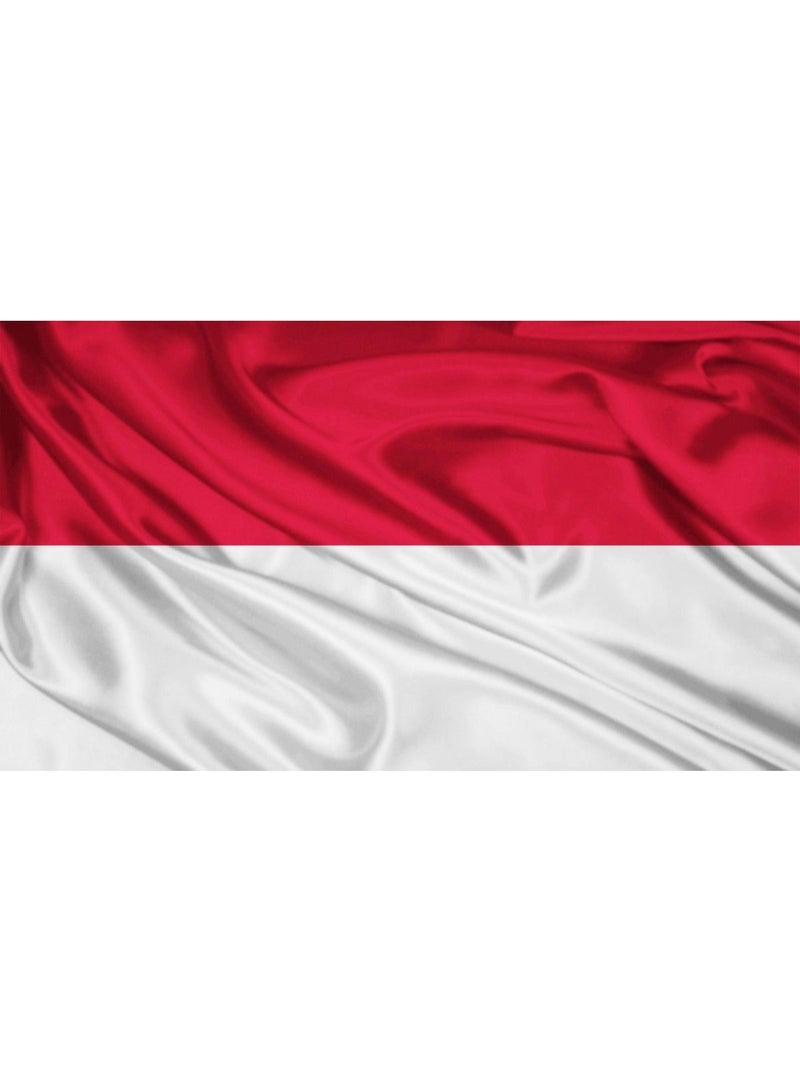 ARS Indonesia Flag - Heavy-Duty 210D Satin, Indonesia Flag for Outdoor/Indoor, Fade Resistant, Flag Day, And Home-Polyester, Sport Day, FIFA World Cup-Size Available - Image 3