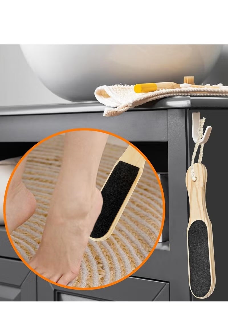 Merrystick Double-Sided Foot Scrubber Pedicure Foot File Pumice Stone, Foot File Callus Remover Professional Pedicure Supplies Callus Remove Cracked Heels,Dead Skin,Corn,Scraper File Foot Care Foot Rasp Massage Brush Tools Kit for Men/Women - Image 5