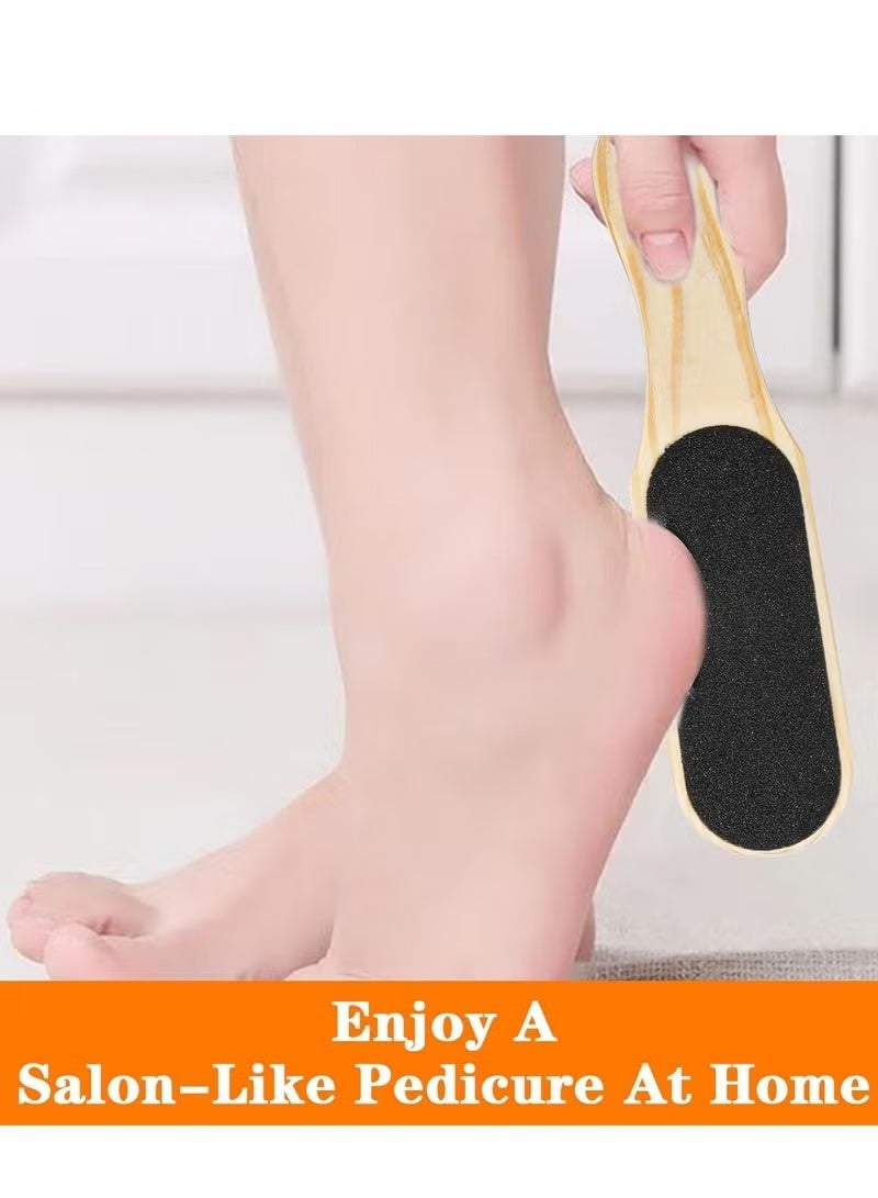 Merrystick Double-Sided Foot Scrubber Pedicure Foot File Pumice Stone, Foot File Callus Remover Professional Pedicure Supplies Callus Remove Cracked Heels,Dead Skin,Corn,Scraper File Foot Care Foot Rasp Massage Brush Tools Kit for Men/Women - Image 4