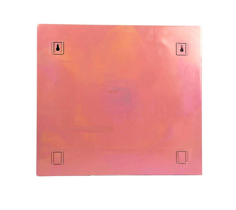 Epraiser Epraiser Wall Mount Bathroom Cabinet with Rod 1 Mirror Door Toothbrush Holder 8 Shelve_Pink_16 Inch x 17 Inch x 4 Inch  - Image 4