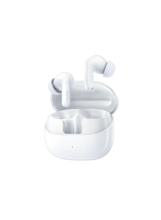 بيسوس Bass BP1 Pro In-Ear TWS Earbuds white - Image 1