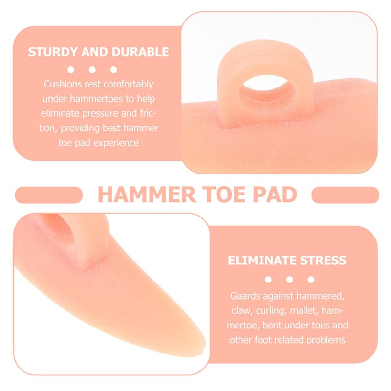 Skin Color Toe Valgus Corrector Pads 4Pcs Bunion Splints Overlapping Hammertoe Relief Comfortable For Women Daily Wear - Image 4