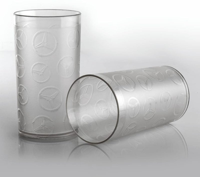 KWINTAS Prism Unbreakable Transparent BPA Free Food Grade Plastic Fiber Drinking Water Glass Set Juice Glass Cocktail Lassi Soda Milkshake Beer Glass Wine Glass Set Star Printed Pack of 6 - Image 1