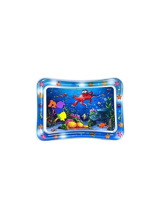 vesus Water Mat, Baby Water Pillow Inflatable Water Mat Baby, Water Play Mat Water Park Early Child Baby Toy Sensory Toy Inflatable Tummy Time Mat - Image 1