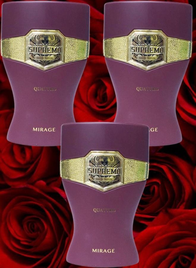 Mirage 3 Pieces Supremo Quattro Mirage EDP 100ML - Image 1