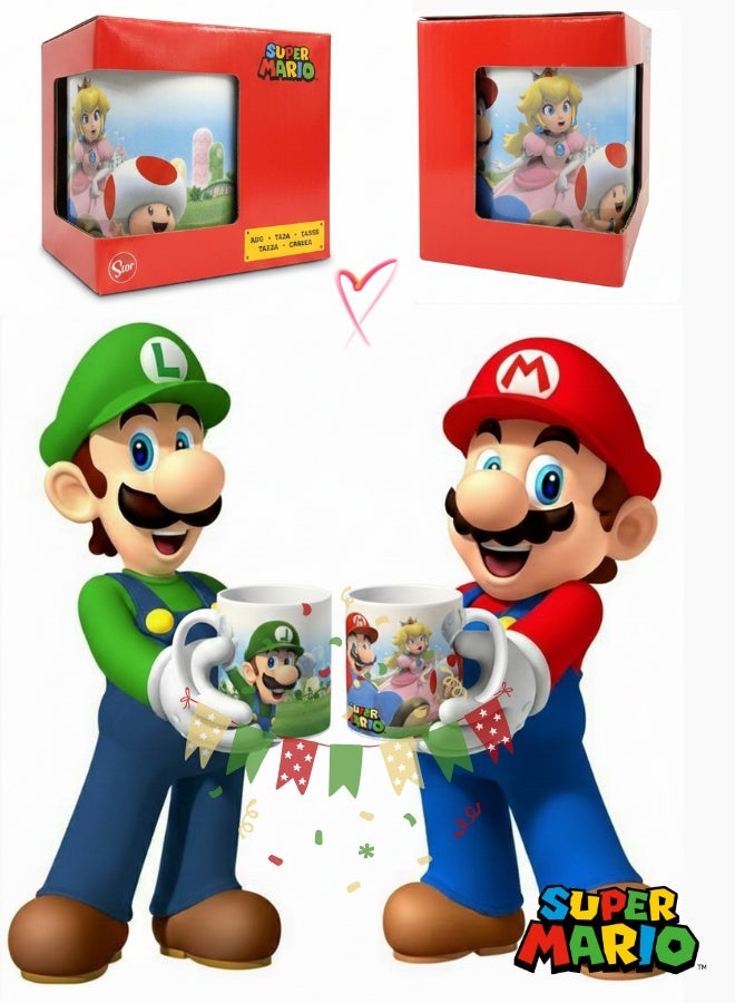 STOR Super Mario II DNLS Ceramic Mug In Gift Box 325ml - Image 4