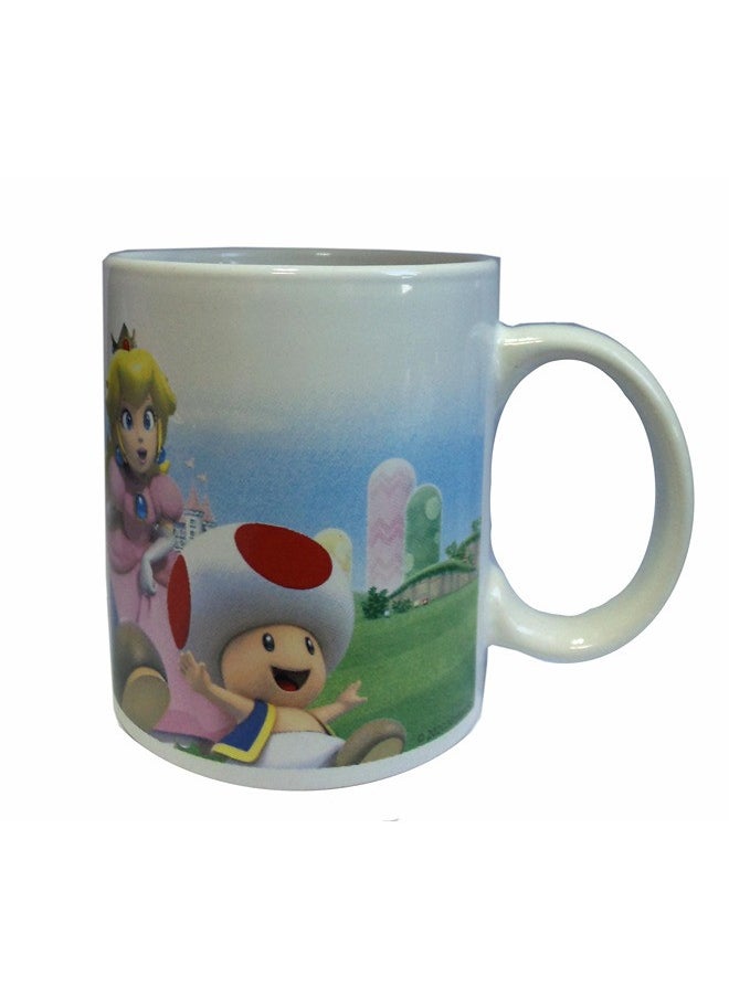 STOR STOR Nintendo Mug Ceramic Super Mario 325Ml With Handle| Set Of 1 Pcs Tea/Coffee Round Shape| Microwave & Dishwasher Safe, Freezer Safe | Ideal For Daily Use Coffee, Tea,Color Multicolor  - Image 1