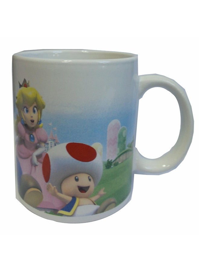 STOR STOR Nintendo Mug Ceramic Super Mario 325Ml With Handle| Set Of 1 Pcs Tea/Coffee Round Shape| Microwave & Dishwasher Safe, Freezer Safe | Ideal For Daily Use Coffee, Tea,Color Multicolor  - Image 3