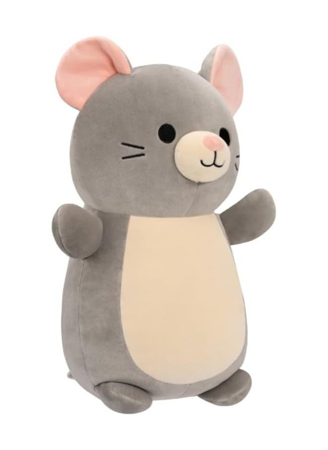 Squishmallows 14 inch Large Plush Misty Grey Mouse Hugmee , Officially Licensed Kellytoy Plush Toy, Colorful Soft Toy, Gift for Kids, Girls & Boys Washable Squishy Stuff Toy Multicolor All Age  - Image 2