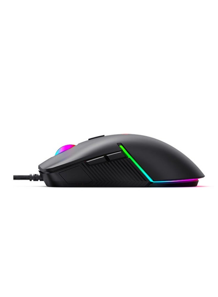 Havit MS1031 RGB Backlit Programmable Gaming Mouse, 6 DPI(800-7200), RGB Lights, Anti-Slip Design - Image 2