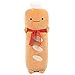 ARELUX Funny 216in Toast Baguette PillowFrench Baguette Shape Plush Hugging Pillow with Red ScarfSoft Toast Food Sofa Cushion Home DecorPlush Toy for Friends Family Birthday - Image 4
