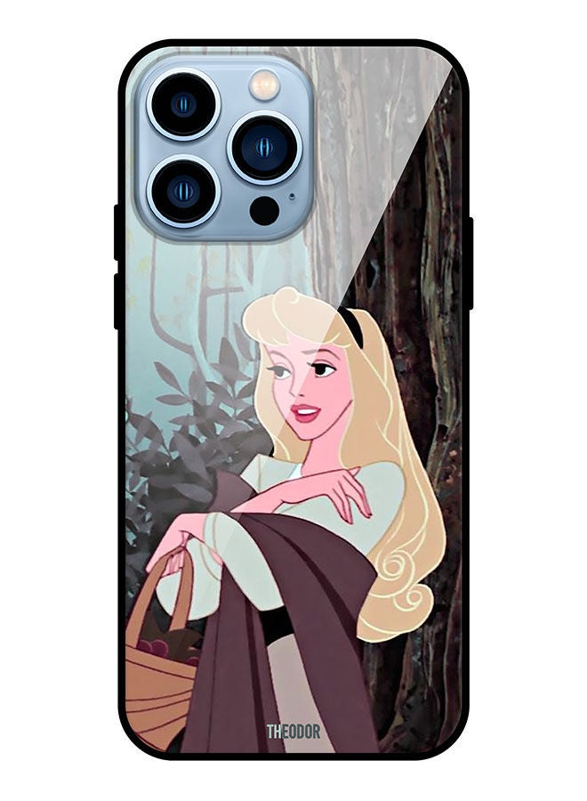 Theodor Protective Tempered Glass Case Cover For Apple iPhone 13 Pro Disney Princess - Image 1