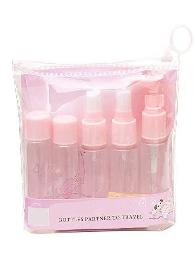 Magnusdeal 6Pcs/Set Mini Travel Mini ABS Transparent Empty Make up Container Bottle Kit Perfect for Travel.Compact and Lightweight - Image 1