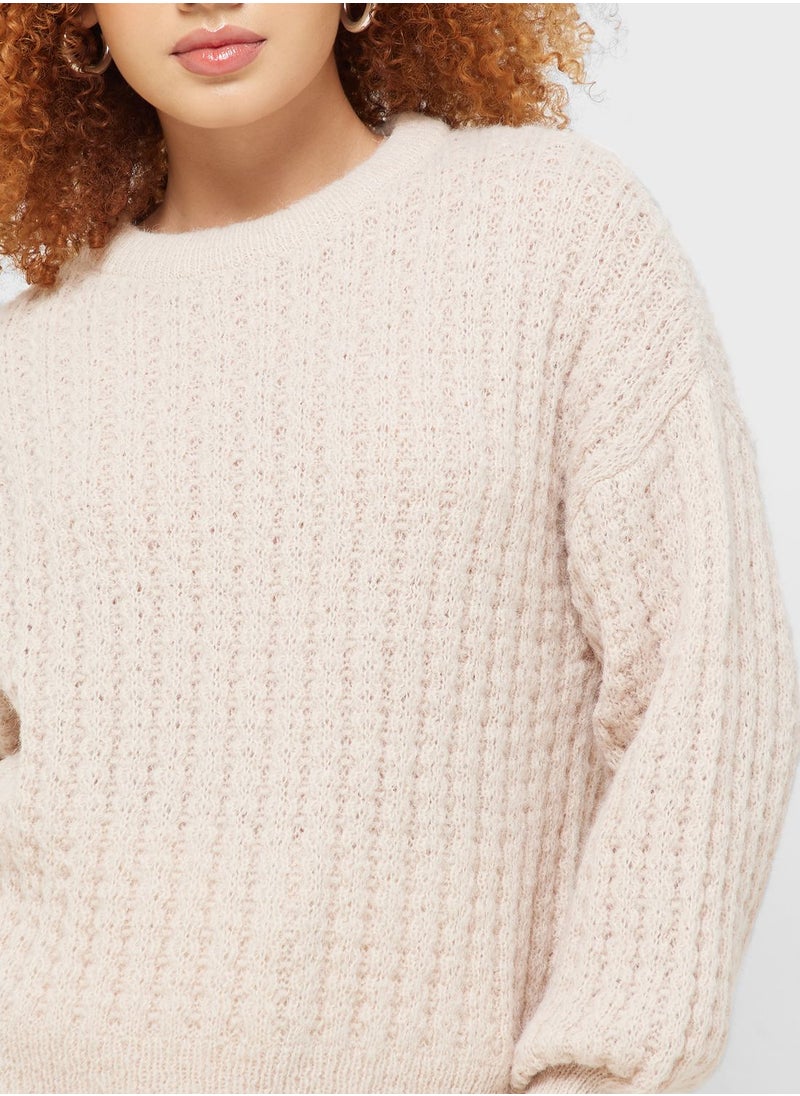 Jacqueline de Yong - Crew Neck Sweater - Image 1