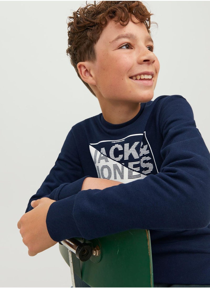 Jack & Jones Junior - Youth Logo Sweatshirt - Image 1