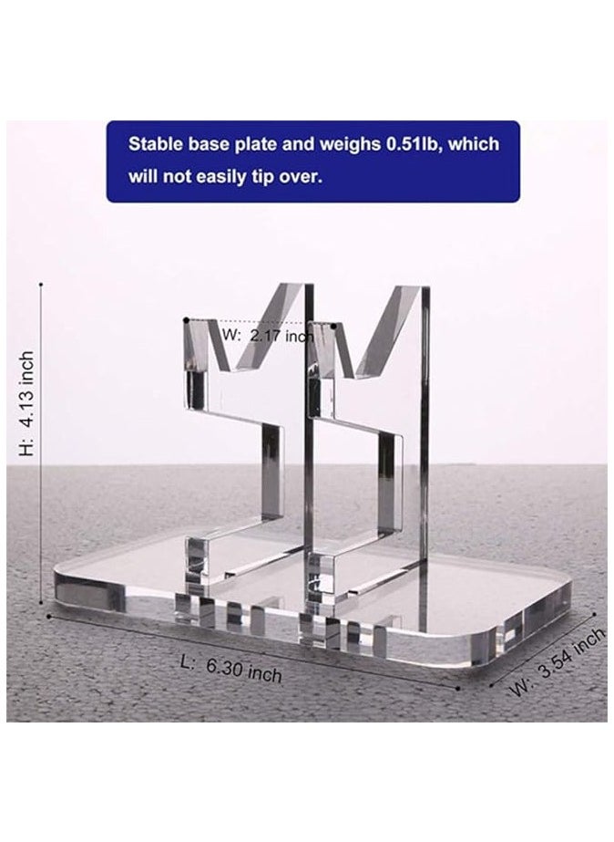 JZS - JZS Game Controller Holder,Transparent Acrylic Universal Controller Stand for PS4 - Image 1