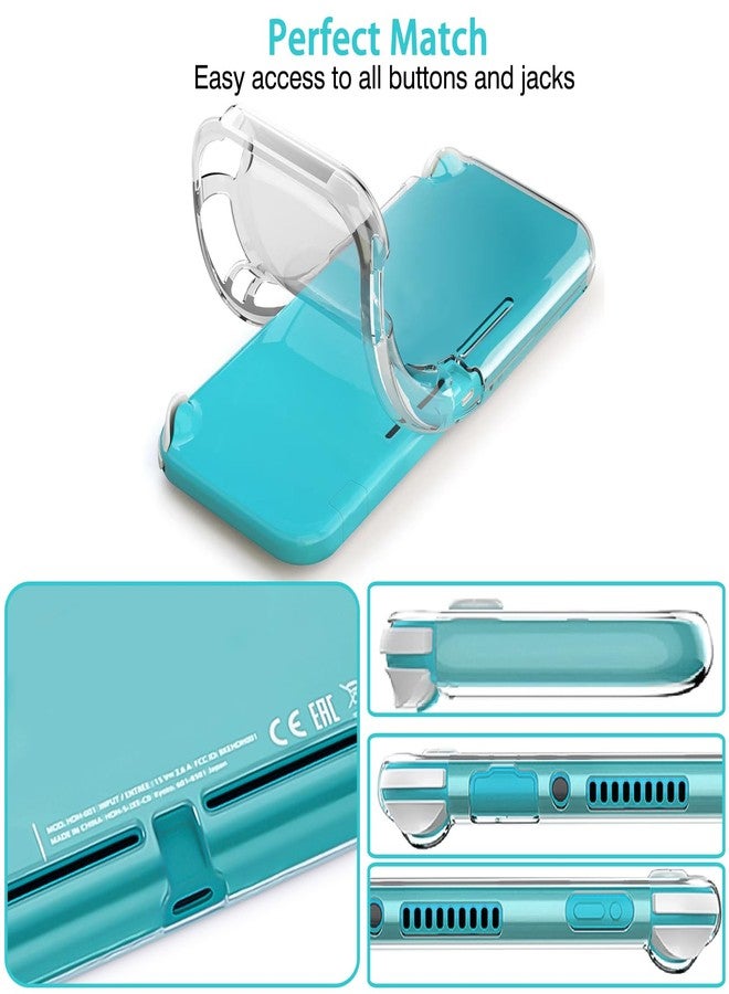 TIKOdirect Clear Case for Switch Lite, Durable Clear Cover with Shock-Absorbent & Anti-Scratch Switch Lite Accessories Slim Skin Shell, Transparent - Image 3
