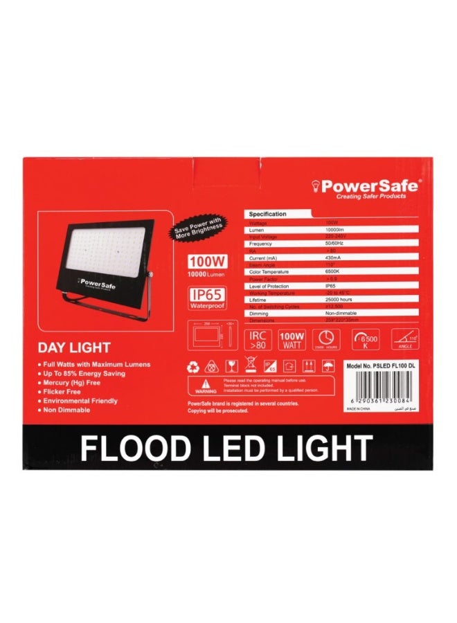 Terminator PowerSafe LED Floodlight 100W Daylight, 1000 Lumen, 6500K, 85% Energy Saving, 25,000 Hours Lifespan, with Surge Protection, ESMA Approved - Image 4