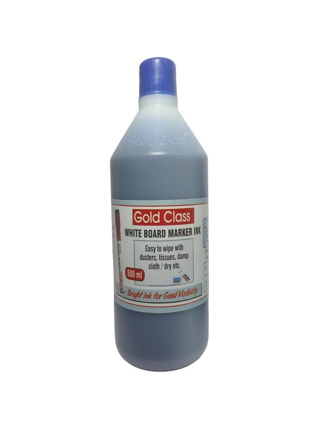 Gold Class White Board Marker Ink,500ML | Easily refillable | Bold Round tip | Suitable for Marker Pens | Office Stationery | School Stationery (Blue) - Image 2