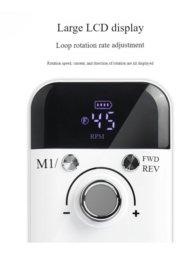 Electric Nail Drill 45000RPM High Speed Professional Portable Nail File Kit for Acrylic Gel Nails Manicure Pedicure Polishing Cuticle and Home Salon Use - Image 3