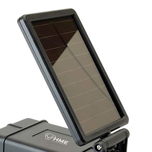 HME Trail Camera 12V/Solar Auxiliary Power Pack Durable Weather-Resistant Housing Easy Installation & Versatile Compatibility, Black - Image 3