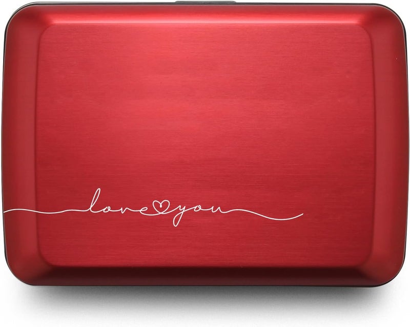 ÖGON -DESIGNS- Aluminium Card Holder with Metal Clasp, RFID Protection Against Fraud and Demagnetization, Compact Wallet, Smart Case Oslo Model - Image 4