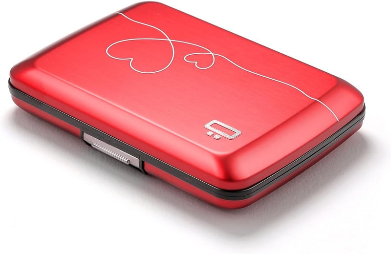 ÖGON -DESIGNS- Aluminium Card Holder with Metal Clasp, RFID Protection Against Fraud and Demagnetization, Compact Wallet, Smart Case Oslo Model - Image 2