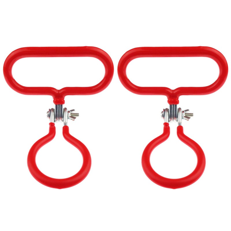 Zelerdo 2 Pack Carboy Handle for Smooth Neck 3 Gallon 5 Gallon 6 Gallon 6.5 Gallon Glass Carboys (Red) - Image 1