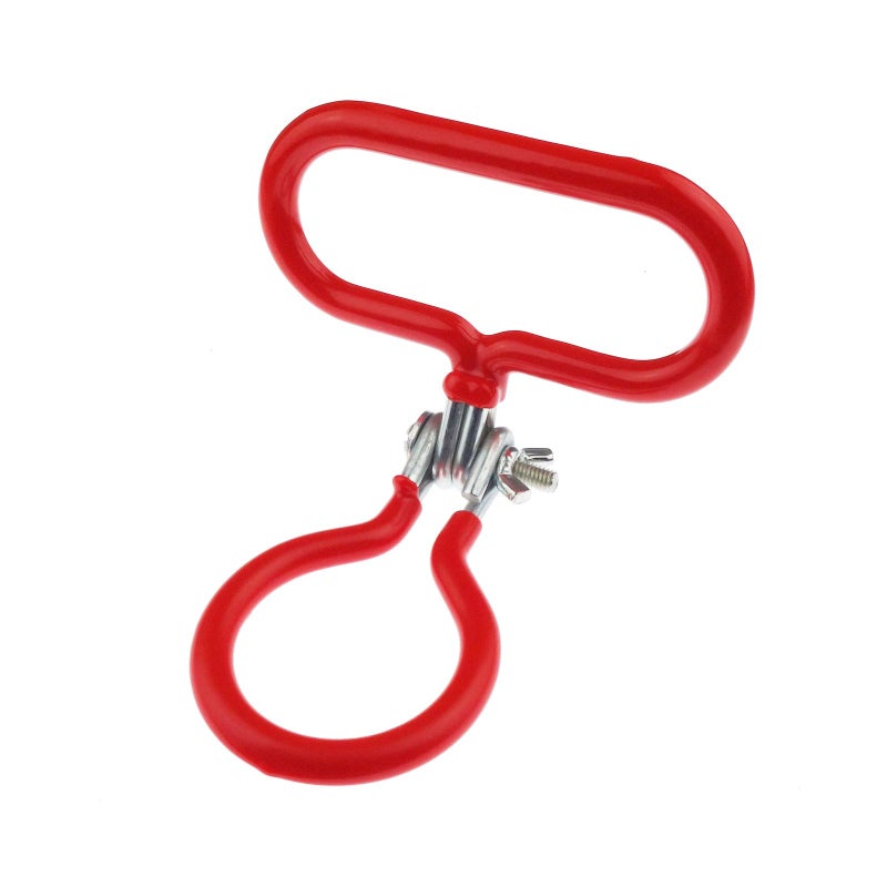 Zelerdo 2 Pack Carboy Handle for Smooth Neck 3 Gallon 5 Gallon 6 Gallon 6.5 Gallon Glass Carboys (Red) - Image 4