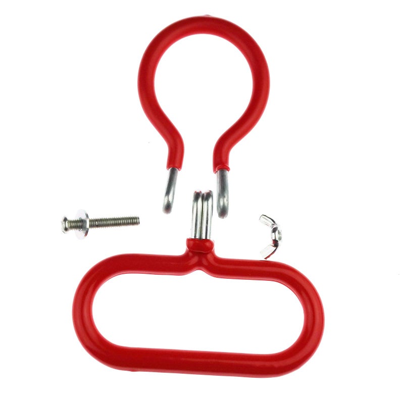 Zelerdo 2 Pack Carboy Handle for Smooth Neck 3 Gallon 5 Gallon 6 Gallon 6.5 Gallon Glass Carboys (Red) - Image 5