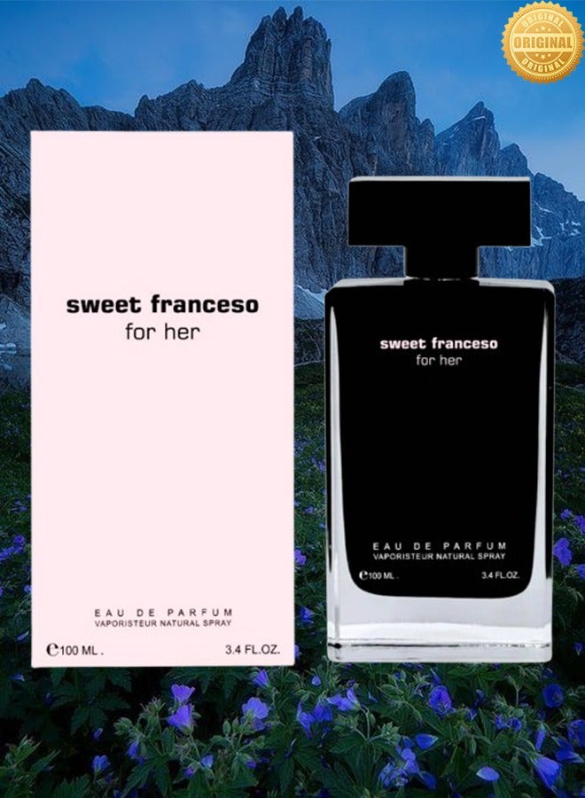 فور هير 10 قطع عطر سويت فرانسيسو فور هر بلاك 100 مل - Image 2