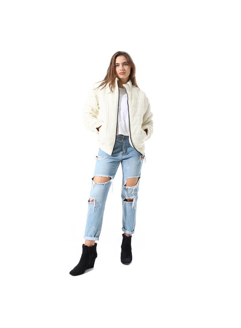 Coctail Women's Puffer Jacket-17085 - Image 5