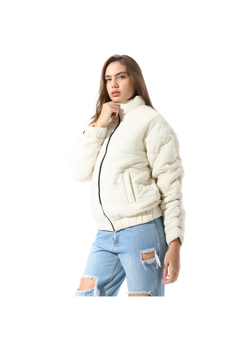 Coctail Women's Puffer Jacket-17085 - Image 2