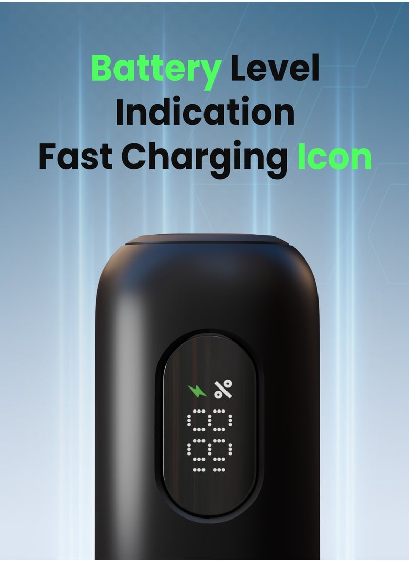 Moxedo - Moxedo Combo 5x 10,000 mAh Power Bank withCharging Dock 20W Power Delivery USB-C Fast Charging with Built-in Type-C Cable (Black) - Image 1