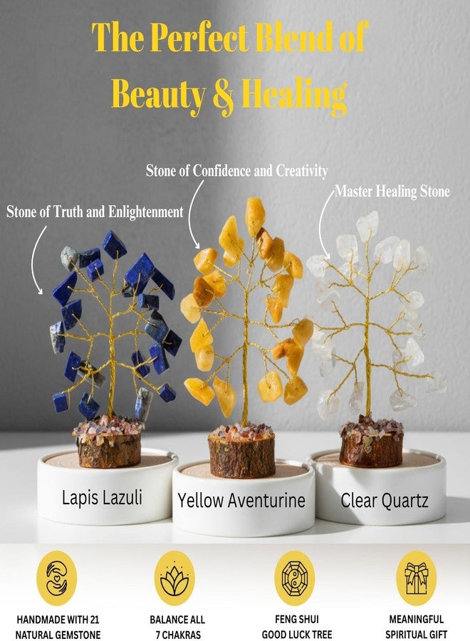 ANAYA AGATE Crystal Tree Set of 12 Unique Birthday Gifts for Women,Sister,Mom,Home Office Decor,Shelf Decoration for Positive Energy,Bring Good Luck,Money,Reiki Healing, Chakra Tree of Life Gift Sets - Image 4