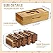 Kasyat 2 Pieces Wooden Puzzle Box for Adults Money Puzzle Box for Gift Magic Cards Case Holder with Hidden Compartments Christmas Birthday GiftClassic Style - Image 4