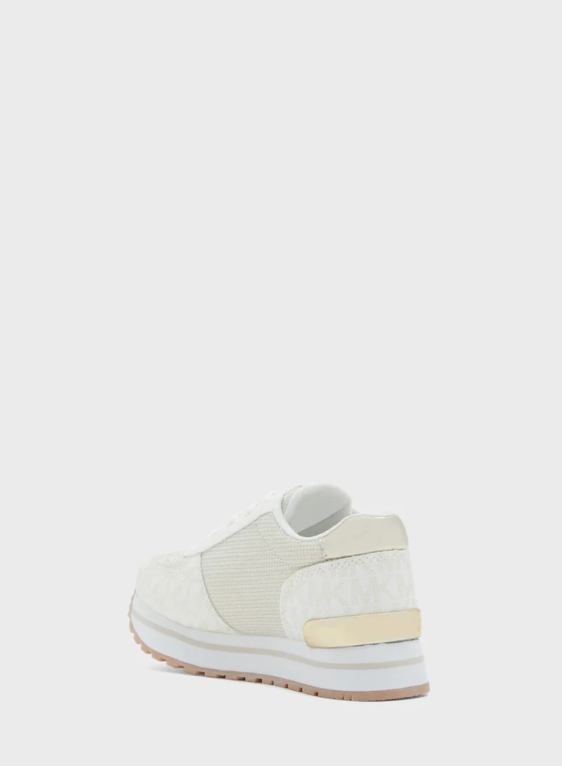 Michael Kors Youth Monique Low Top Lace Up Sneakers